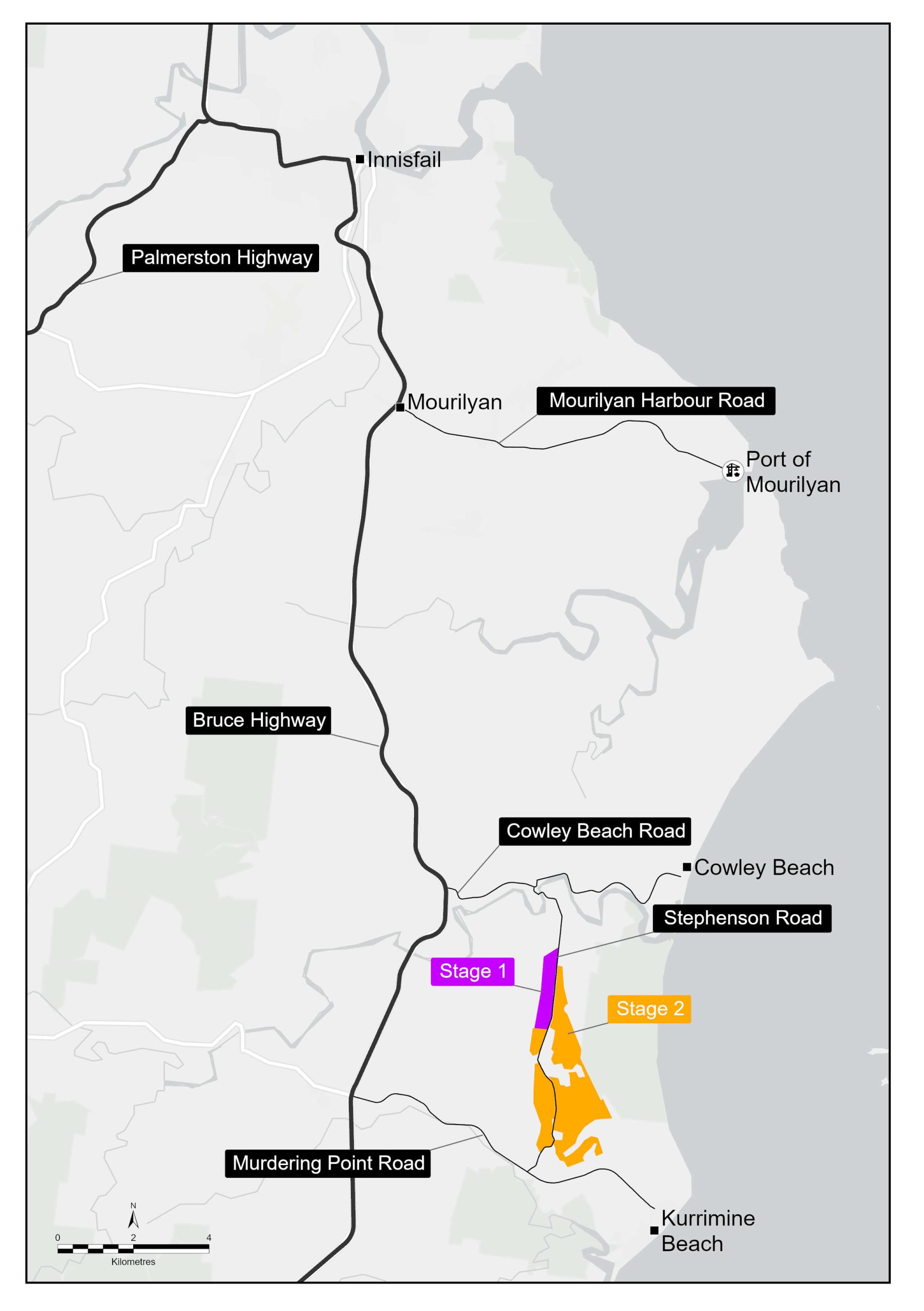 Stage 1 and stage 2 map